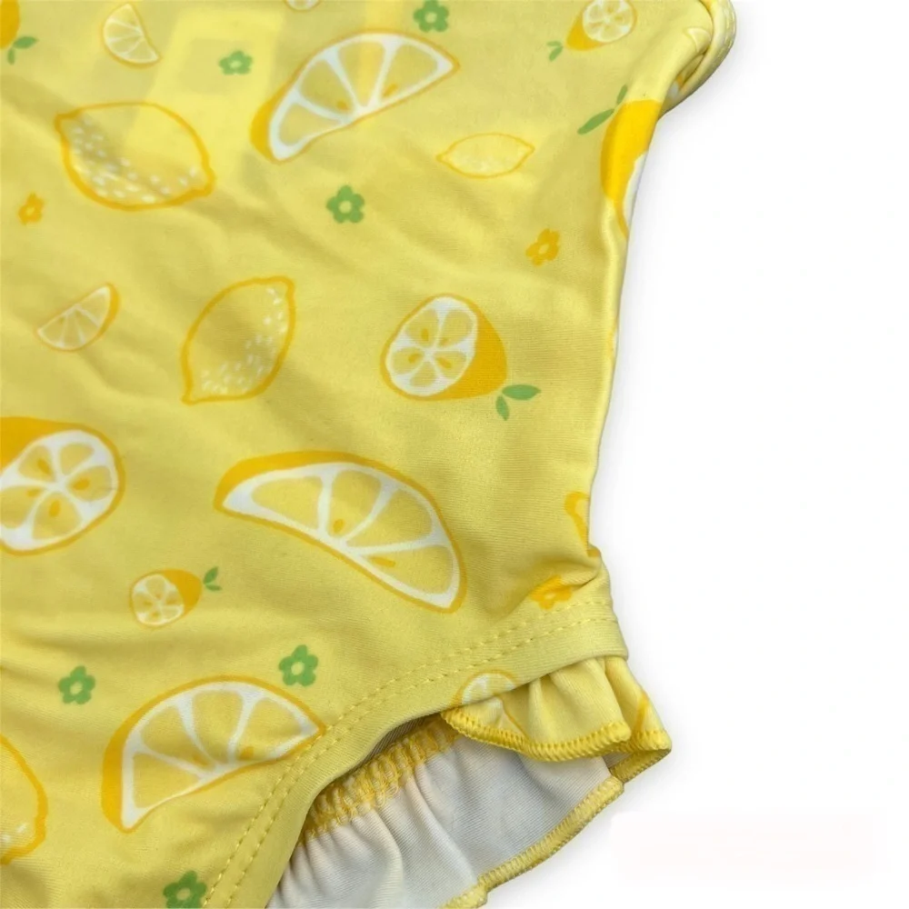 Baby Gap Swimsuit Lemon Ruffle 1pc‎ Swimsuit 0-3 mo.
